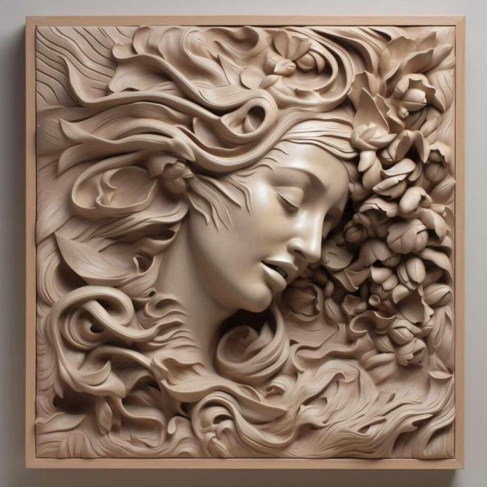 نموذج ثلاثي الأبعاد لآلة CNC 3D Art 